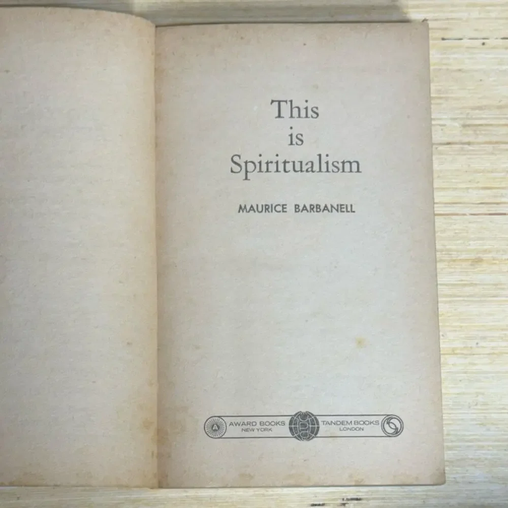 This is Spiritualism by Maurice Barbanell 1967 Paperback